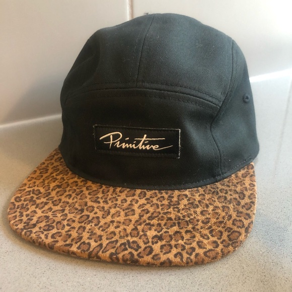 Primitive 5 Panel Hat With Flat Bill 